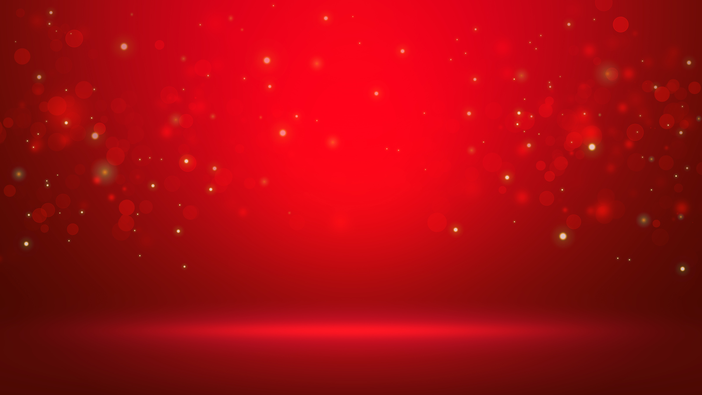 Empty dark red room with gradient red background and Abstract bo